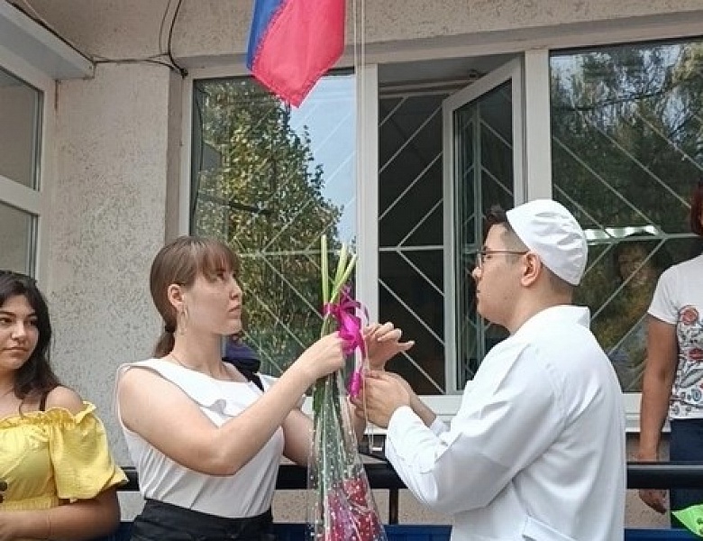 Ритуал поднятия Государственного флага России